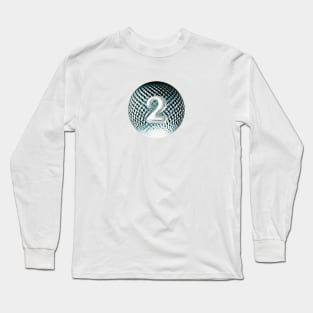 Number two - silver Long Sleeve T-Shirt